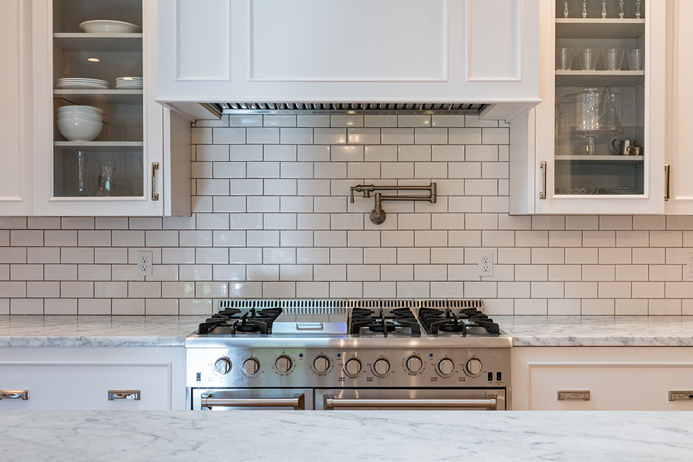 Kitchen backsplash tile installation in Middletown NJ